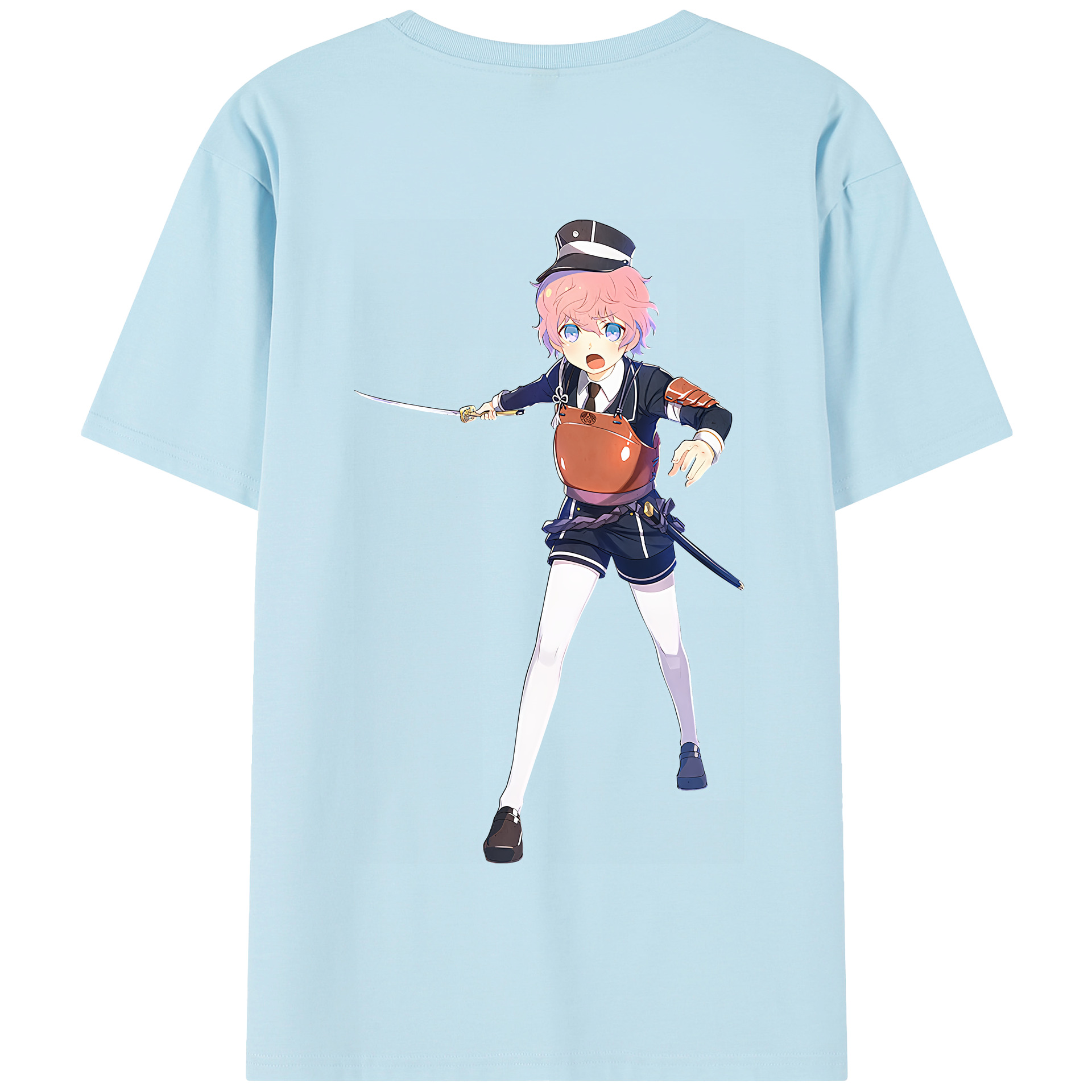 （画像用） 刀剣乱舞 Touken Ranbu 綿100％半袖Tシャツ（背面プリント）